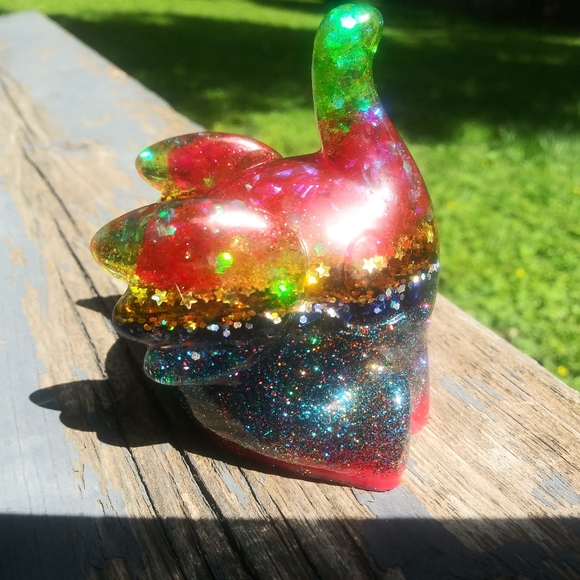 ๐SOLD๐HANDMADE Cute Elephant Resin Art - Picture 12 of 12